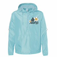 Plumeria 1/4zip Windbreaker